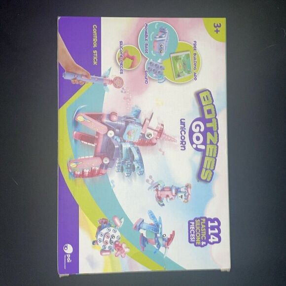 Botzees Go! Unicorn Interactive Building Remote Stem Learning Toys For Girls - Picture 3 of 8